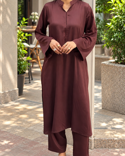 Cocoa Kaftan Set