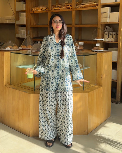 Blueberry Mehfil Farshi Set