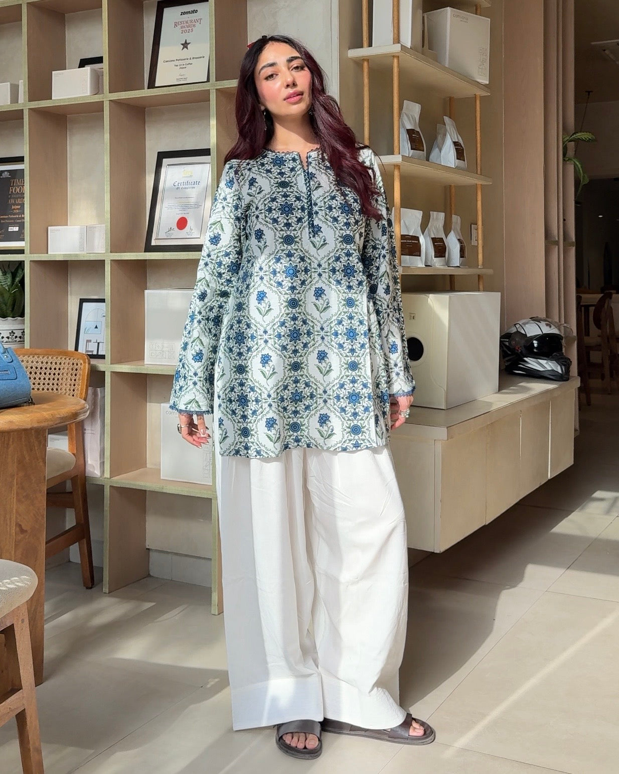 Sapphire Farshi Set