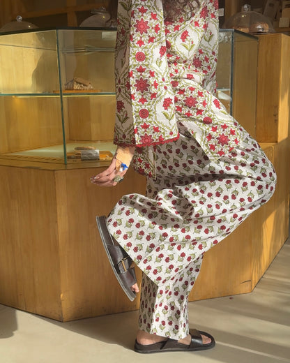 Cherry Mehfil Farshi Set
