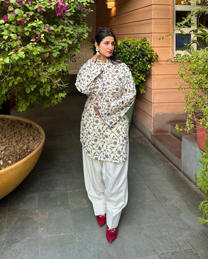 Bagh Cotton Pakistani Farshi Salwar Set
