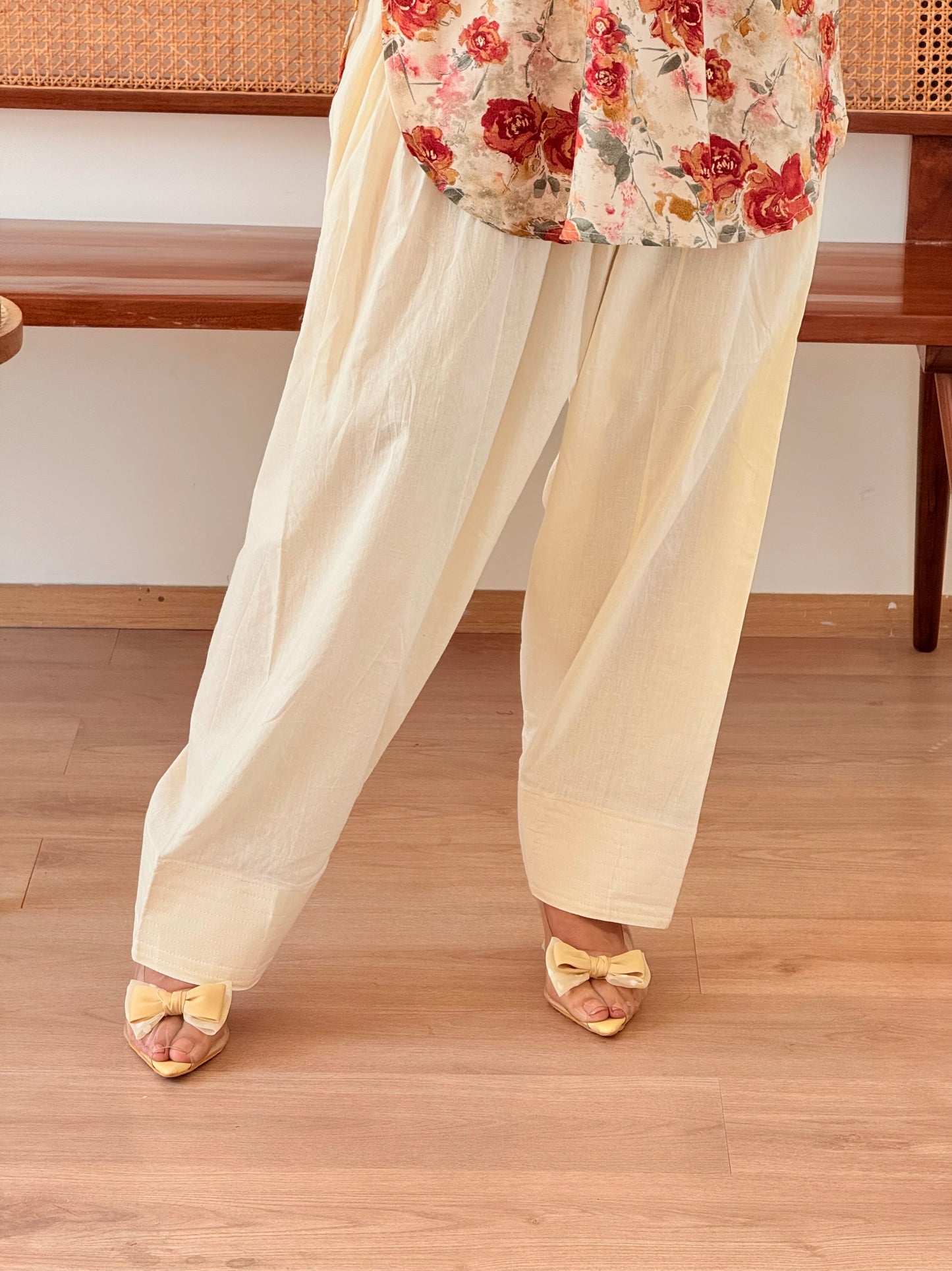 Crimson Soul Cotton Farshi Salwar set