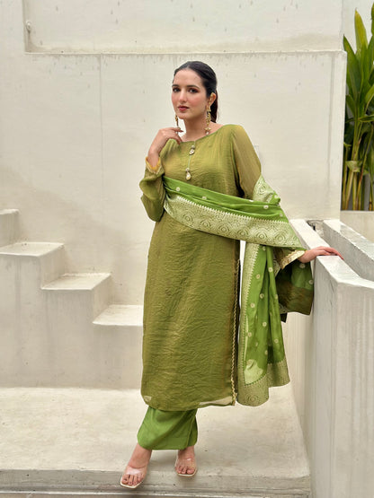 Khwabeedah Tissue Silk Set